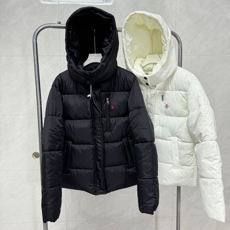 RL Raff's new detachable hooded thick down cotton jacket is windproof and waterproof, a trendy women's winter coat RL Raff's new detachable hooded thick down cotton jacket is windproof and waterproof, a trendy women's winter coat