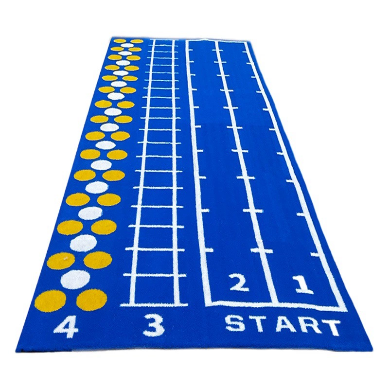 Спортивный тренажерный зал Искусственный газон сани шкала дорожки узор частной зоны образования ковер gym grass