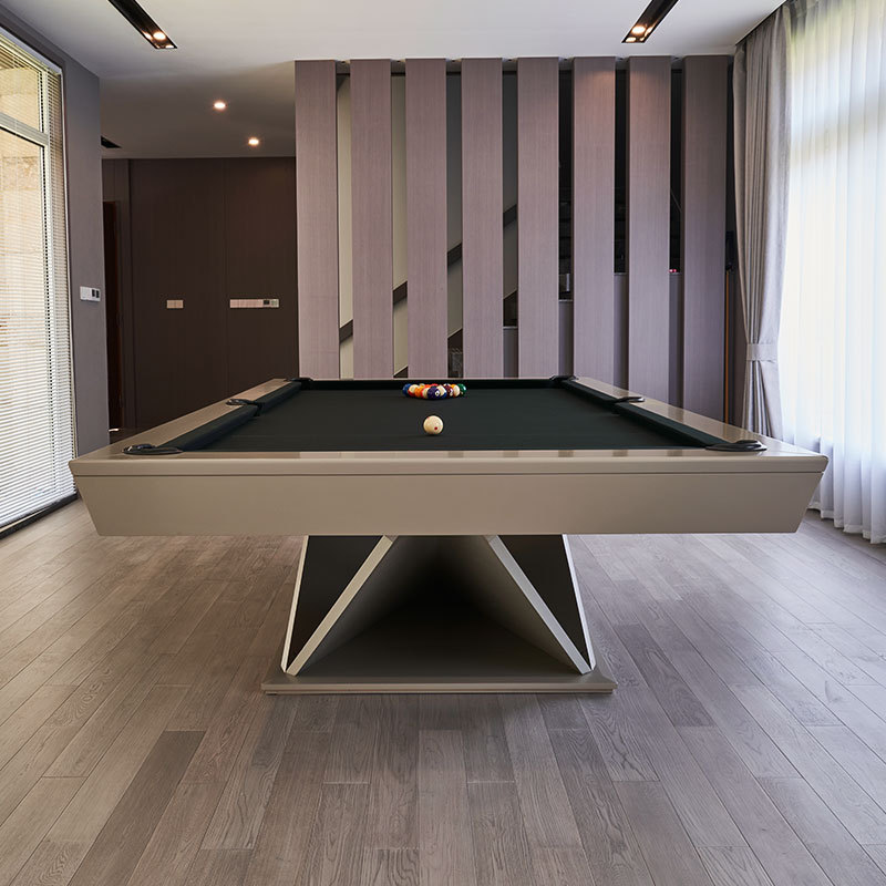 Mesa de billar estándar para el hogar, mesa de billar americano negro para adultos, mesa de billar 2 en 1, sala de entretenimiento de casos de billar