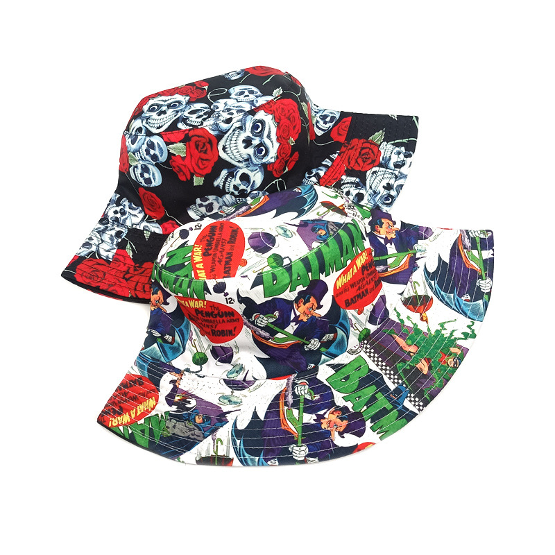 Women's Retro Letter Printing Flat Eaves Bucket Hat display picture 2