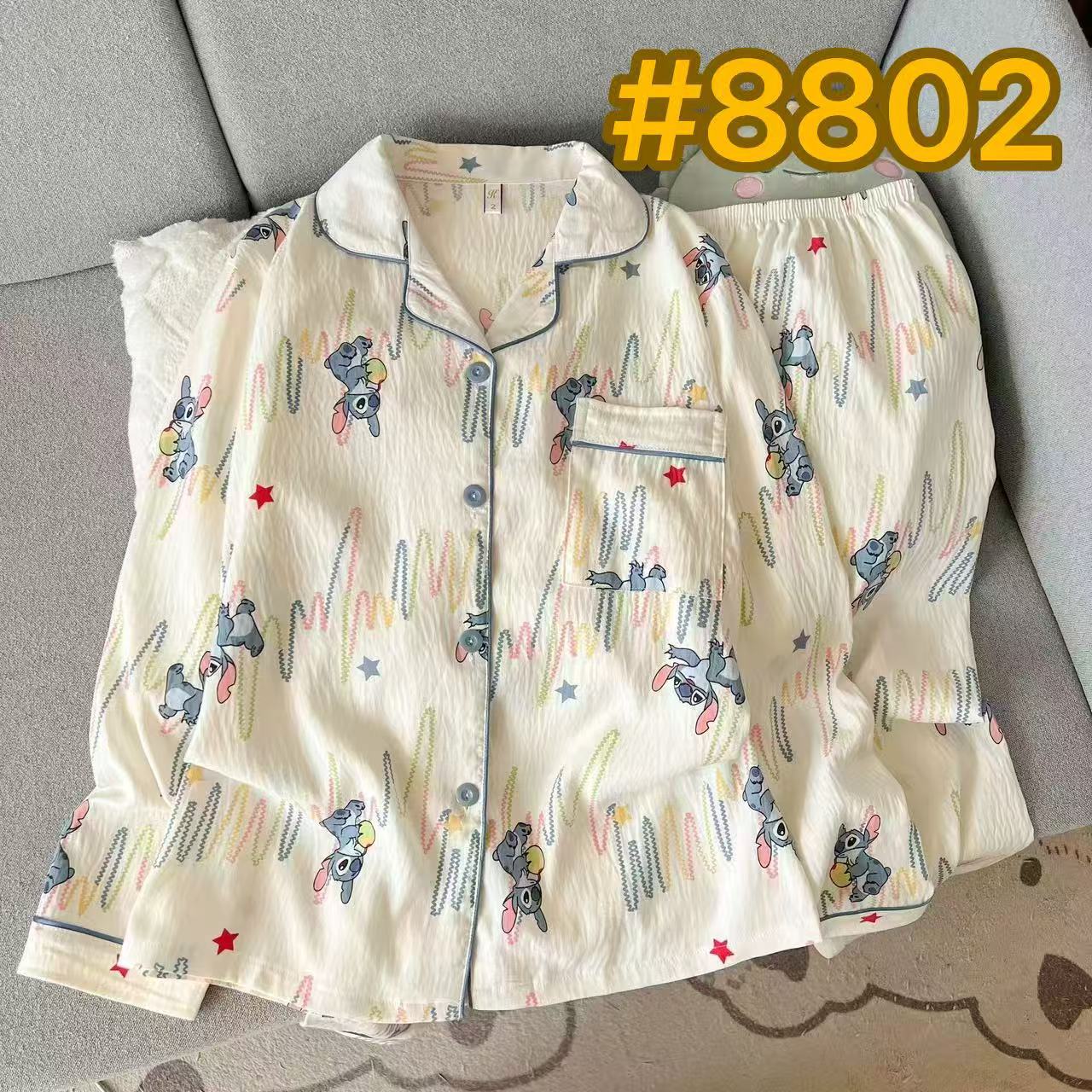 Al por mayor transfronterizo KT gato pijama mujer primavera y otoño nubes algodón manga larga 2026 nuevo juego de ropa de hogar encantadora super caliente