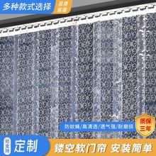 HF2X定 做夏季带孔透气防蚊门帘子防蝇门帘pvc塑料门帘透明带眼软