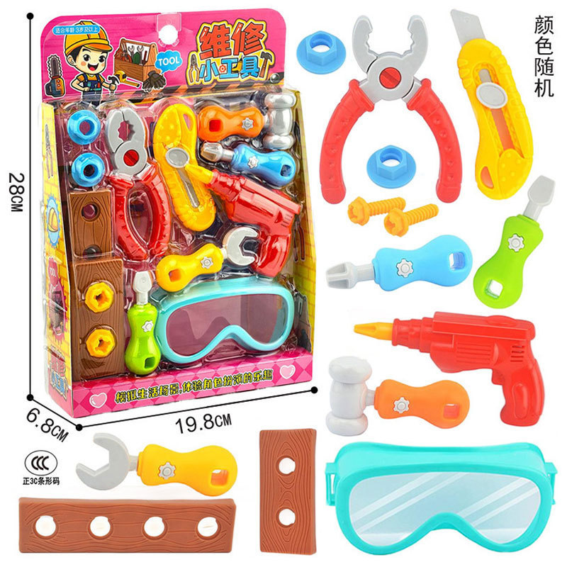 Juguetes para niños al por mayor, un conjunto completo de puestos de mercado nocturno, supermercado, suministro de juegos de simulación de edad.