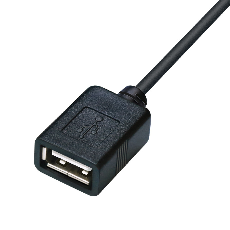 Wholesale USB male to female short body extension cord with two-core power cord 2.0 bidirectional transmission four-core data cable