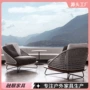 室外组合编织防晒茶几