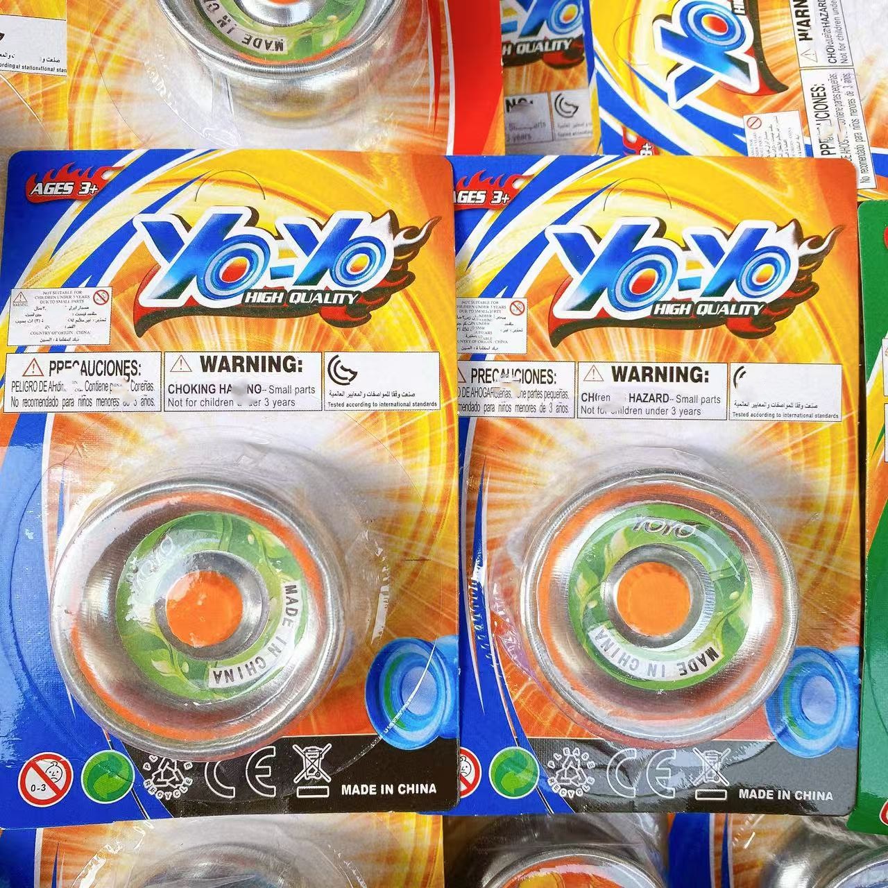 Single Alloy Suction Card Yo-Yo Yo-Yo Ball Spinning Educational Toy for Children Boys Wholesale 2 Yuan