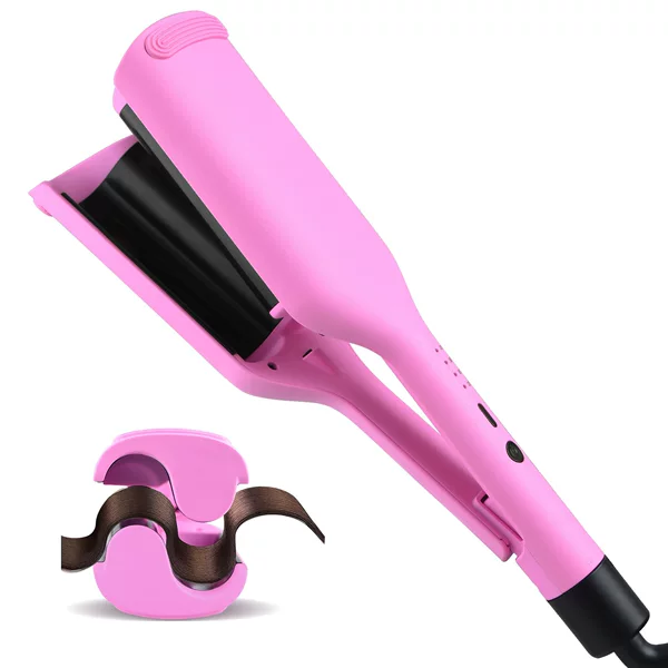 Cross-border wholesale French egg roll water ripple large roll wave wool roll splint negative ion does not hurt hair artifact