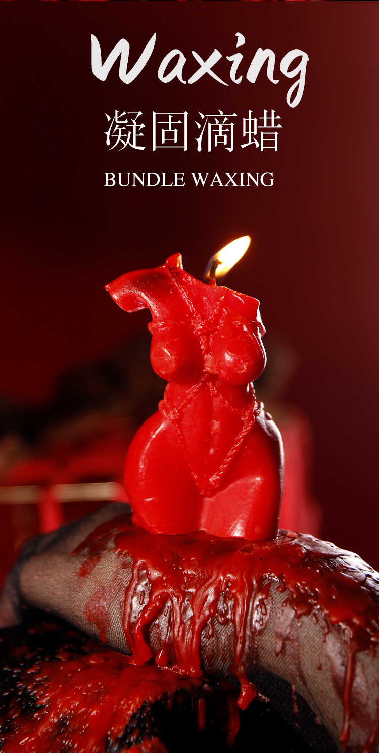 Low-Temperature Soy Wax Massage Candle for Couples, Red Fragrance Candle — detail image 23