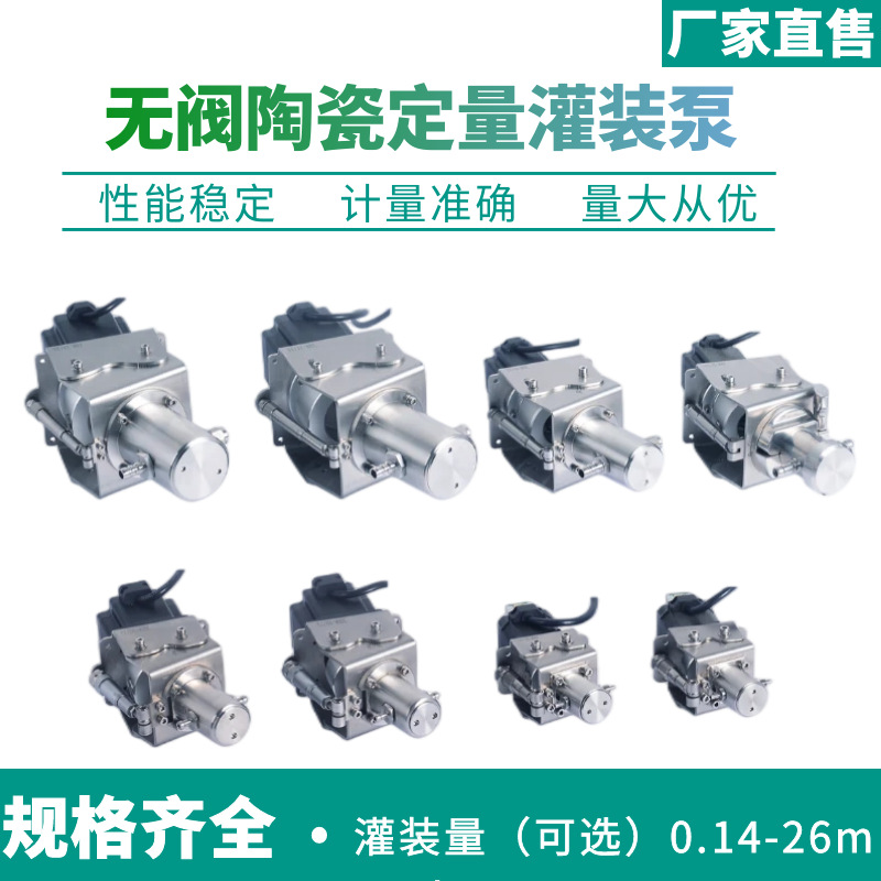 不锈钢陶瓷灌装柱塞泵电动陶瓷注液泵微量精准计量活塞无阀陶瓷泵