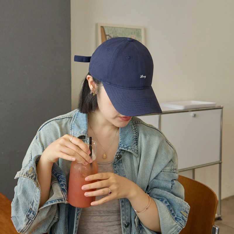 美式鸭舌帽女大头围字母刺绣显脸小软顶2025新款百搭韩版棒球帽男|undefined