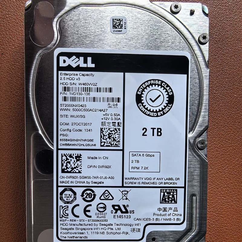 Жесткий диск для сервера Dell 2 ТБ 2,5" SATA ST2000NX0423 — в наличии
