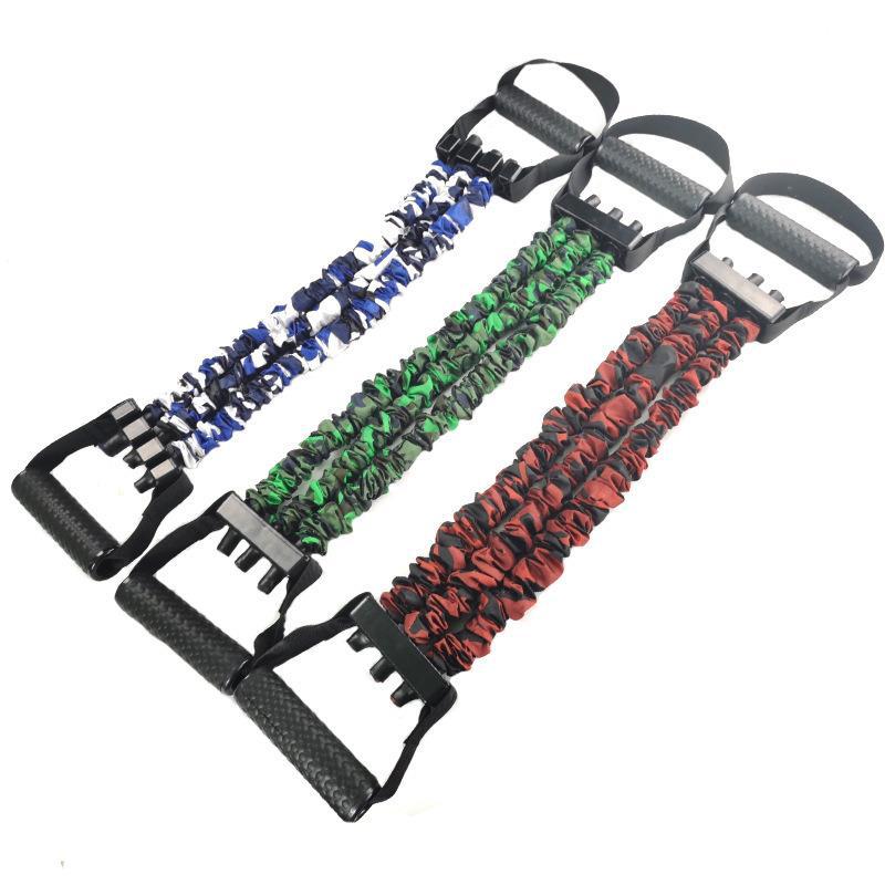 Tensioner three-hole tension adjustment chest expansion multi-functional arm strength latex tensioner training fitness equipment wholesale
