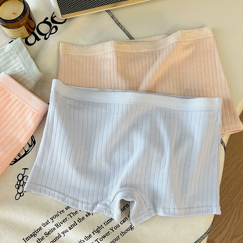 Дышащие хлопковые защитные трусы-шорты, средняя посадка, в нескольких цветах, размеры M–XL