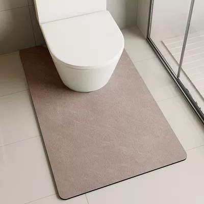 Cool pad – Bathroom Entrance and Toilet - brown-diatom-mud-cushion-u-shaped-u-shaped-55x50cm