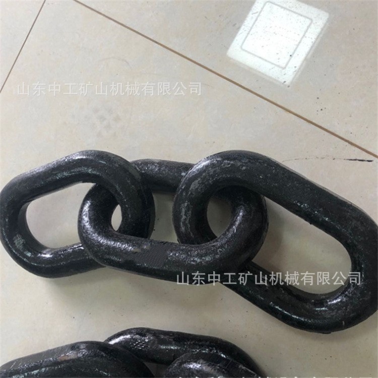 长期供应矿用锻打三环链 多种材质型号刮板机配件