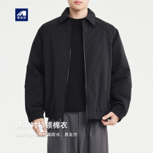 墨麦客男装简约翻领插肩袖棉服男2025冬季新款男士冬装外套87760