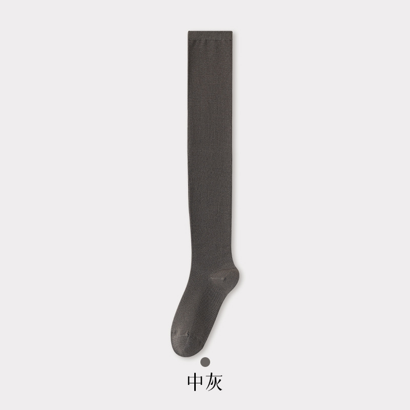 压力过膝袜女高筒显瘦春秋无骨瘦腿袜美腿袜百搭jk学院风女袜长筒|undefined