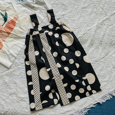 女童九分裤背带裤2021夏季新款韩版宝宝棉布宽松阔腿裤洋气裤子|ms