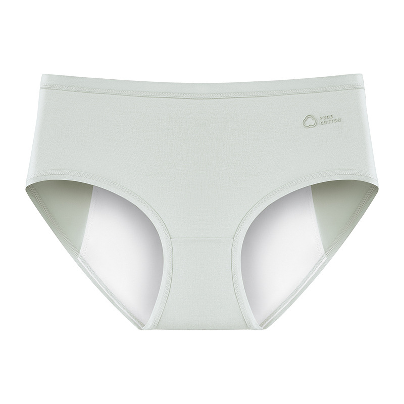 Pantalones fisiológico de algodón puro, bragas, algodón puro para mujer, entrepierna antibacteriana, período menstrual, pantalones de tía de seguridad a prueba de fugas, refrescante