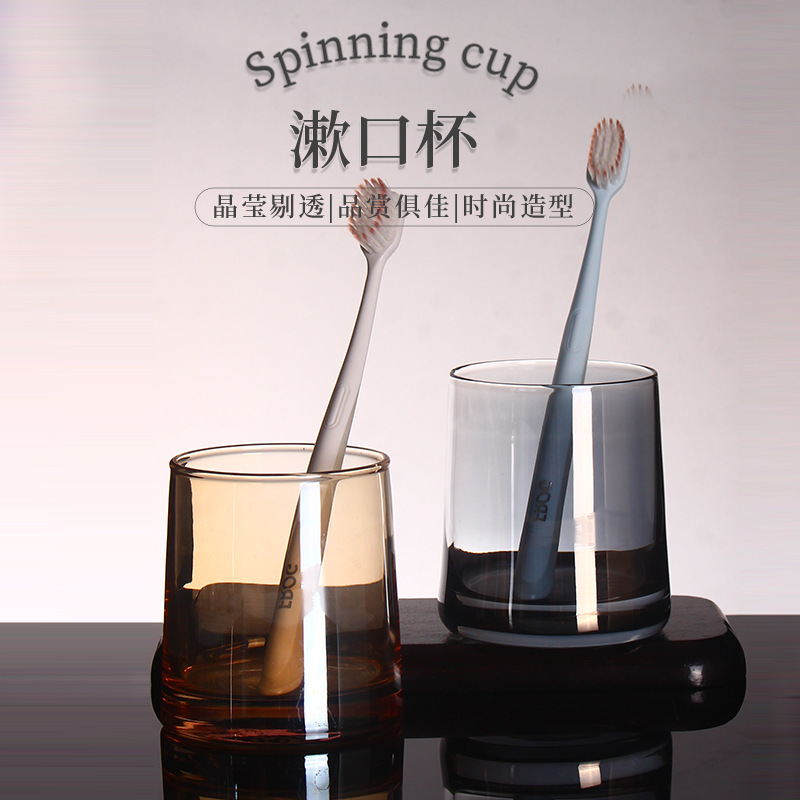 Luxury hotel room mouthwash cup, high-end toothbrush cup, wash cup, couple's set, pair of toothbrushing cups, glass cup Luxury hotel room mouthwash cup, high-end toothbrush cup, wash cup, couple's set, pair of toothbrushing cups, glass cup