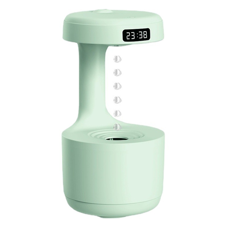 Combinación de humidificador antigravedad de escritorio, lámpara cálida y cálida, niebla densa, mini humidificador inteligente para el dormitorio de la oficina en el hogar