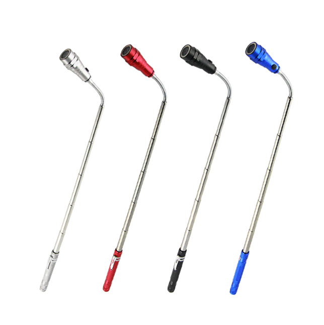 3LED car telescopic flashlight antenna lamp tool light stretching…