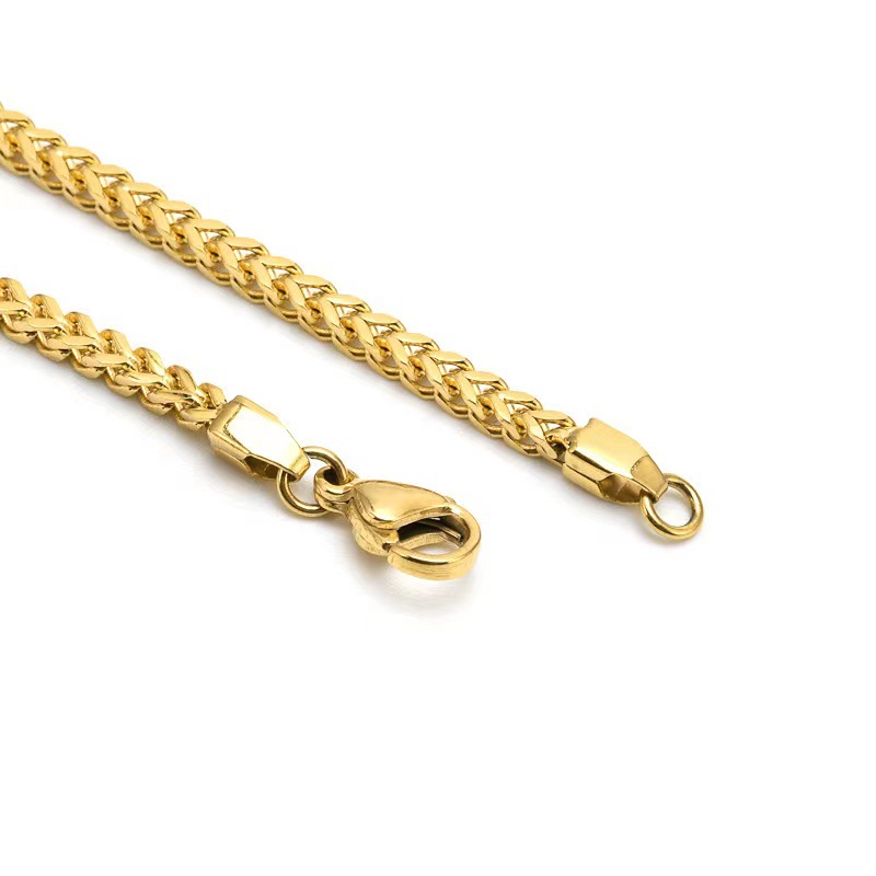 Men's Cuban Link Bracelet Stainless Steel Waterproof Jewellery_voghion.com