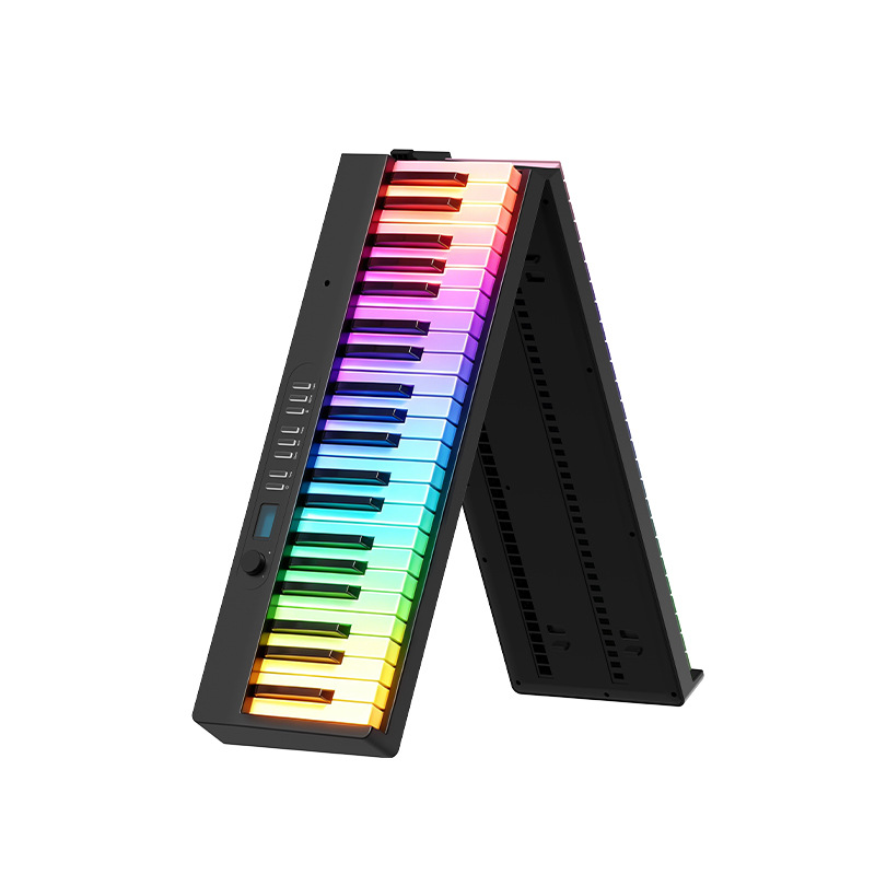 Folding piano charging