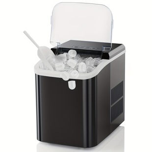 2025 New Cross-Border Dropshipping Desktop Ice Maker Portable Ice Maker Self-Cleaning 9