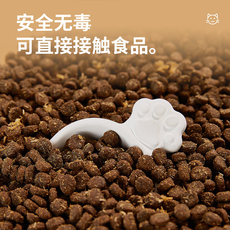 Mascota gato garra diatomita secado cuchara gato perro comida cuchara nueva a prueba de humedad gato garra cuchara mascota al por mayor suministros transfronterizos