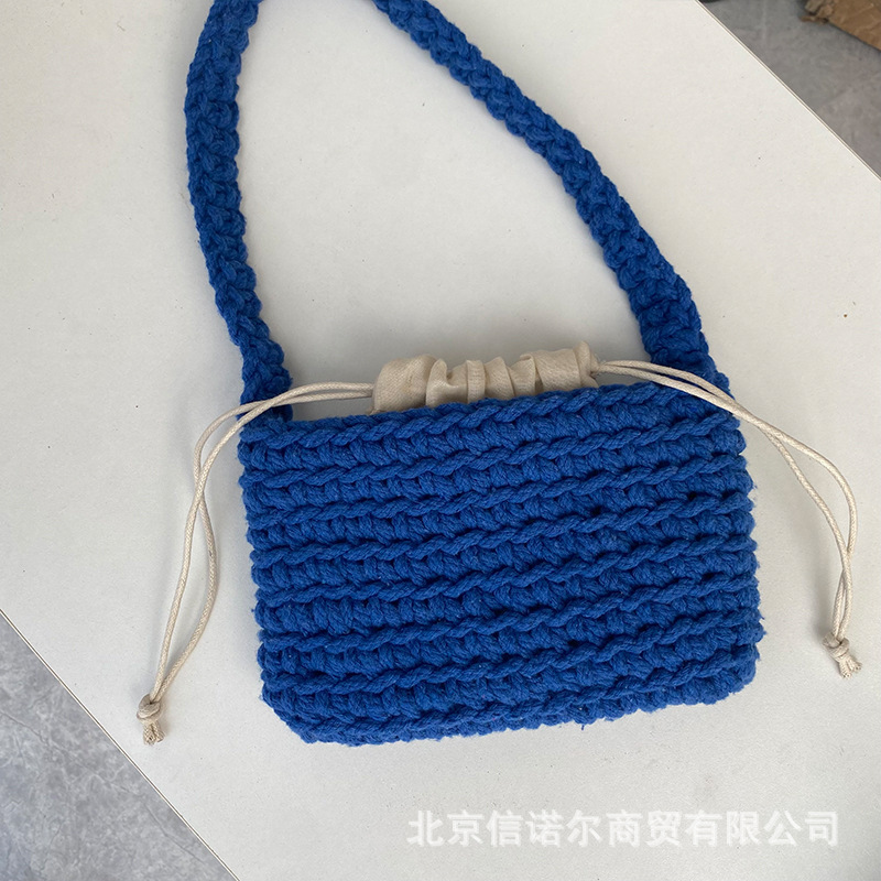 Knitted handmade bag