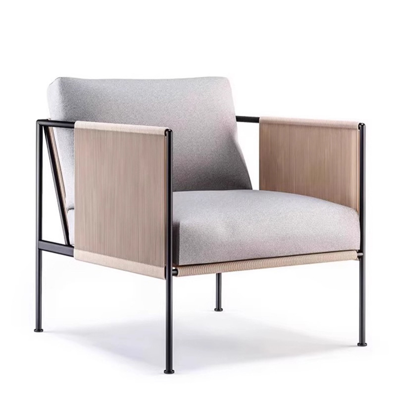 Ocio al aire libre sofá de caña villa patio jardín balcón silla individual mesa de té combinación de nuevos muebles impermeables chinos