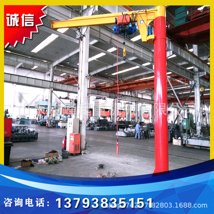 360度旋转0.5T3吨悬臂悬臂吊小吊机旋臂小型2tBZD起重机可移动