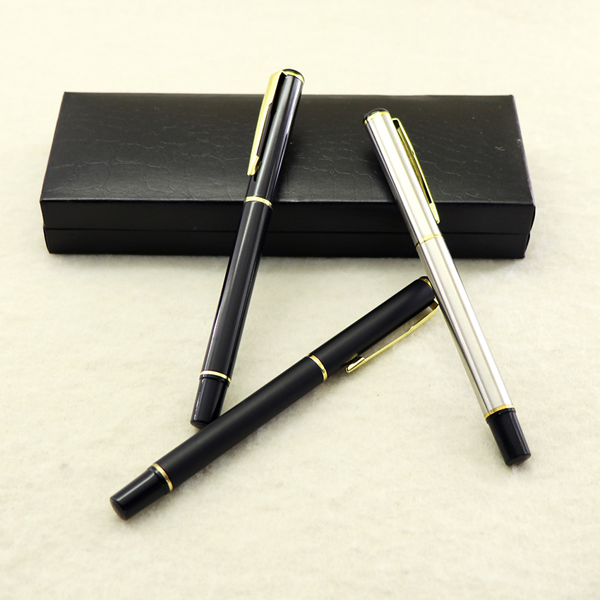 Roche 760 bolígrafo de bolígrafo comercial publicidad metal al por mayor 0.5mm negro regalos comerciales lujosos