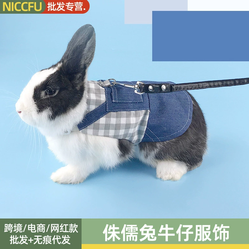 NC домашнее животное кролик морская свинка ушные капли кролик аксессуары для одежды Тяговая веревка кролик котенок кошка кролик украшения Одежда