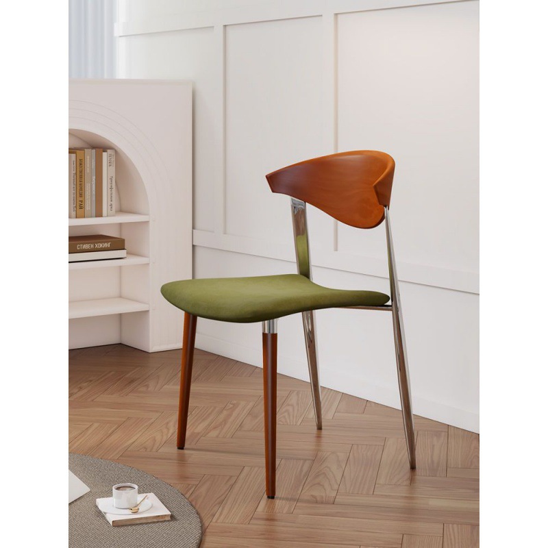 북유럽 빈티지 다이닝 의자 디자이너 단단한 나무 의자 중간 고대 단일 의자 책상 의자 홈 다이닝 테이블 및 의자 서브넷 레드 다이닝 의자