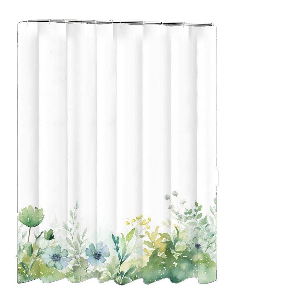 El comercio electrónico transfronterizo de SHEIN puede venir a la imagen, hojas verdes creativas, flores, cortinas de ducha, Estados Unidos, Europa, América del Norte, productos de baño