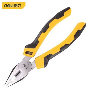 Deli Wire Pliers Multifunctional Wire Cutters Pliers Industrial-Grade Hardware Tools Flat-Nose Pliers