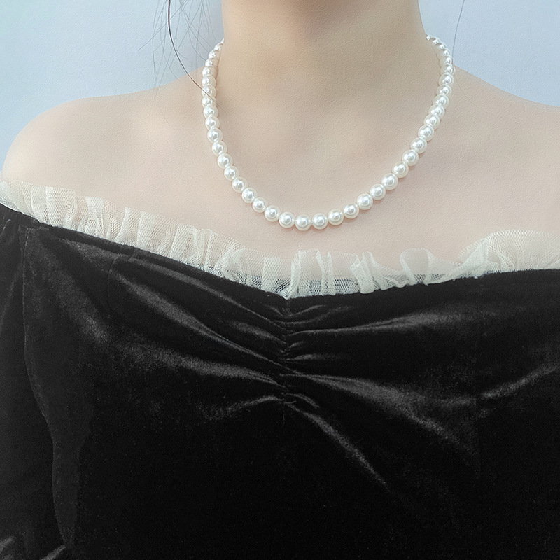 Fashion Geometric Pearl Necklace