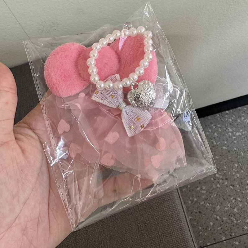 新商品の小香風ガーゼのスカートのスーツの世代の二世代のLabubuの布の布の番手の犬の掛け物の大きい札の平替|undefined