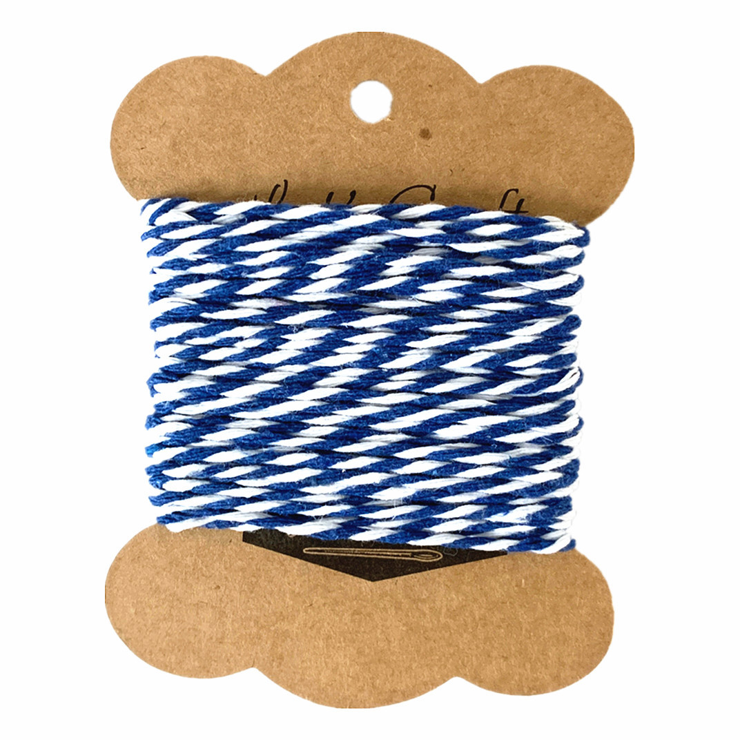 화이트 플러스 사파이어 블루 * 2mm 10 미터 카드