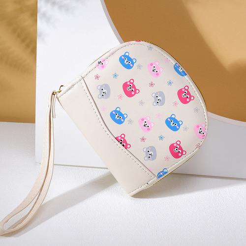 Ladies Wallet, Cute Short Zipper Purse, Cross-Border Money Clip, Fresh Style Korean Women's Wallet