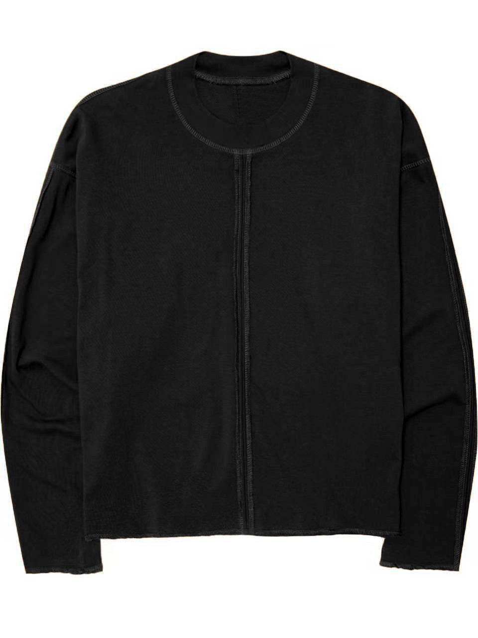 Los músculos locos de otoño nuevo hombre camisa de color sólido Europa y los Estados Unidos estilo casual lana borde de costura abierto chaqueta de manga larga para hombre