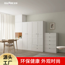 钢制衣柜出租房经济型卧室简易衣柜带抽屉自由组合儿童铁艺收纳柜