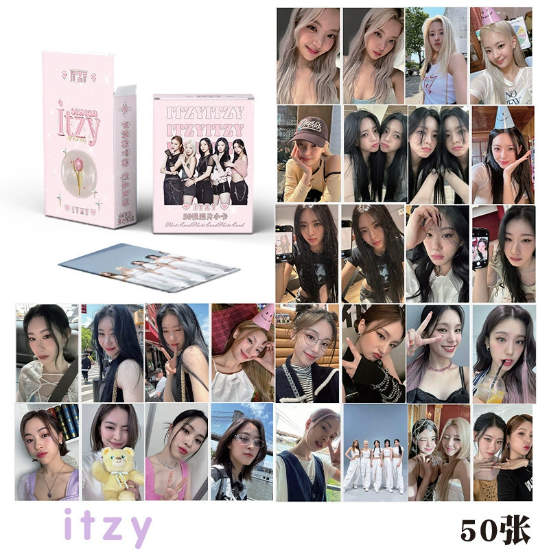 Корейские мужские и женские группы оптово мужская группа TXT звезда (G)I-DLE одиночная IVE лазерная карта