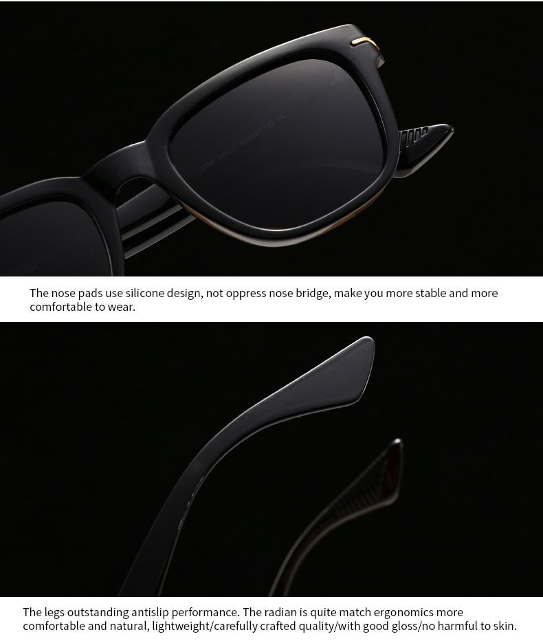 Square Polarised Sunglasses For Men And Women Large Frame Style_voghion.com