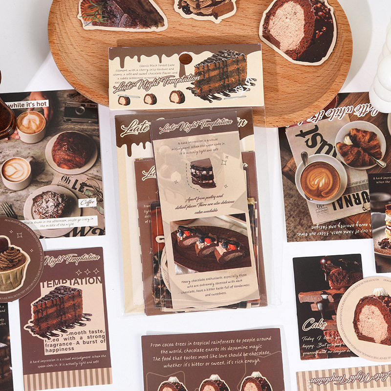 25 ins style food Korean stickers packs