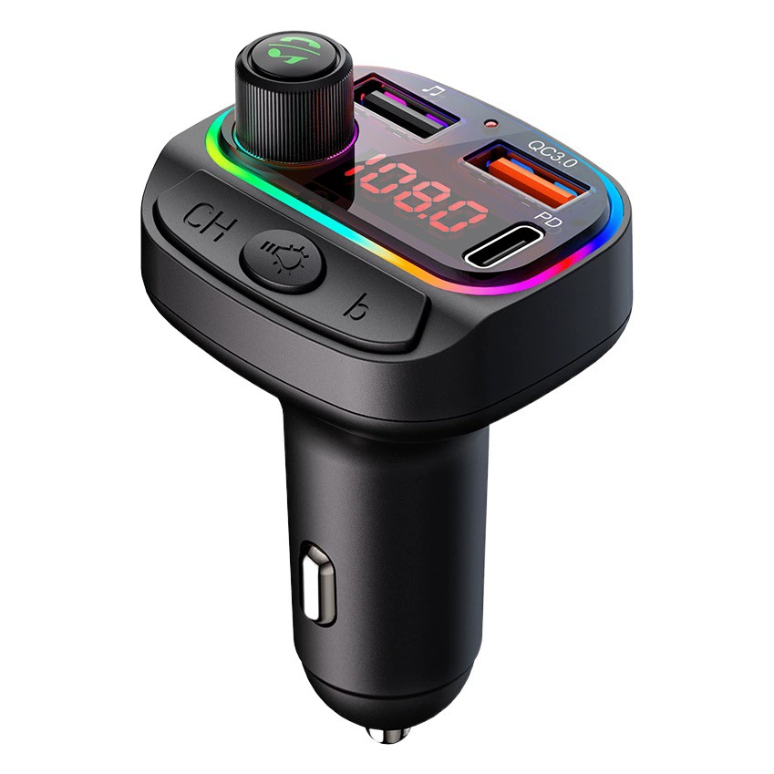 Автомобильный MP3 Bluetooth-плеер C14/C15 эффект фары PD/QC3.0 Быстрая зарядка Bluetooth громкой связи FM-передатчик