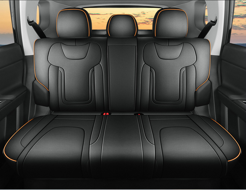 Suitable for Jietu Shanhai T1 Special Seat Cover, Fully Enclosed Seat Cover, Four-Season Universal Car Seat Cushion, Leather Seat Cushion