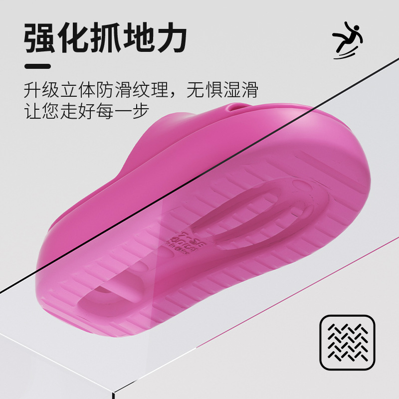 Zapatillas de fondo grueso para damas verano nuevo interior antideslizante sensación de pisar mierda puede usar pareja sandalias mujeres